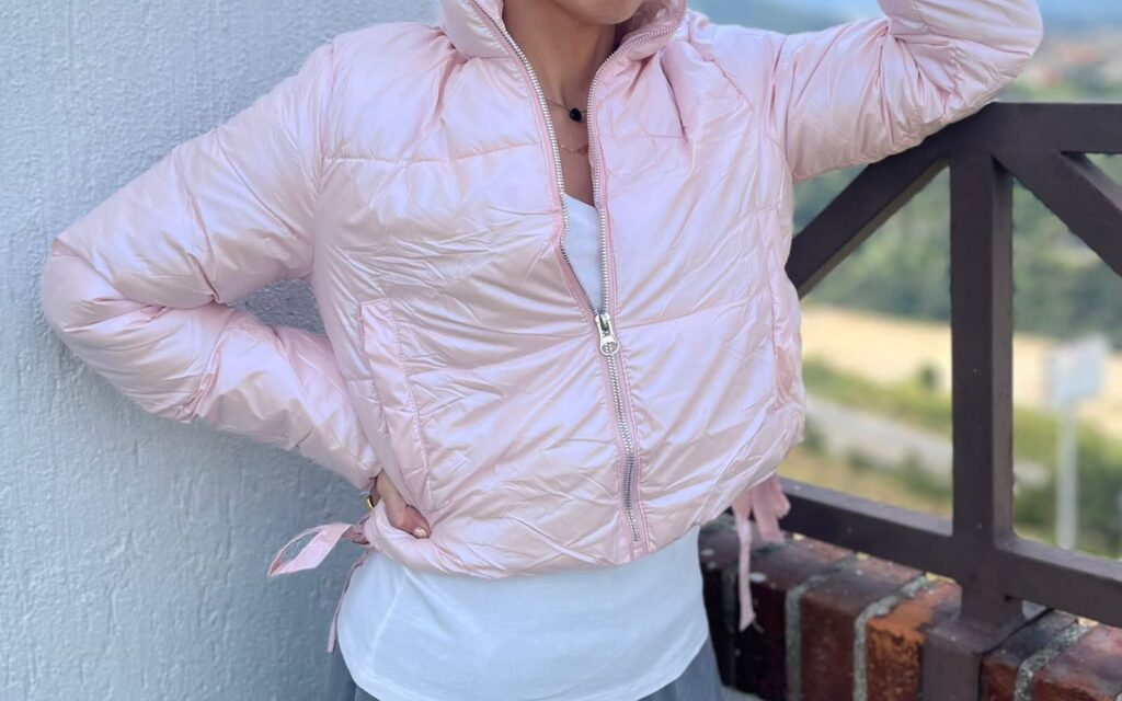 Chaqueta Puffer Rosa